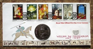 1987 COMMEMORATIVE 2 POUNDS COIN OF UK QUEEN ELIZABETH II BAILIWICK OF GUERNSEY - Picture 1 of 4