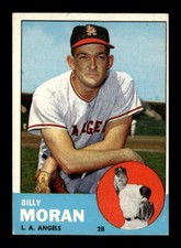 1963 Topps Baseball #57 Billy Moran   Los Angeles Angels