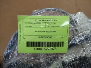 2017-2020 KARMA REVERO Front RH DOOR WINDOW REGULATOR MOTOR GLASS LIFTER... - Picture 1 of 12