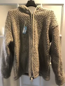 Wool Sweater Jacket Made in Nepal 100% Wool Very Heavy XL - Picture 1 of 11