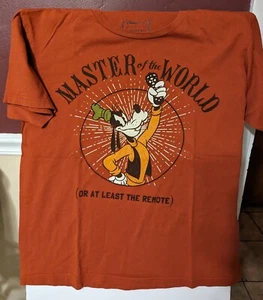 Goofy - Master of the World - Disney Store T-Shirt - Red - Large - Picture 1 of 4
