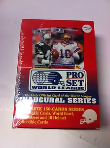 4 1991 Pro Set World League Football Cards Sealed Sets - Picture 1 of 1