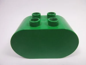 LEGO DUPLO 4198 - x1 Brique Arrondie Brick 2x4x2 - Green Vert Foncé - Imagen 1 de 1