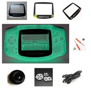 NEW GBA Nintendo Game Boy Advance Replacement Housing Shell Screen Lens Night! - Picture 1 of 2