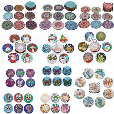 5D DIY Diamond Painting Coaster Special Shaped Art Embroidery Cross Stitch Kits