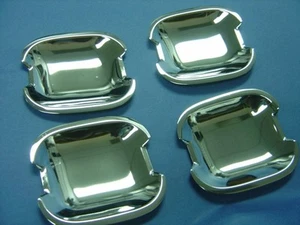 4 CARCASAS MANIJA PUERTA ACERO INOXIDABLE CROMADO MERCEDES BENZ 97-05 W163, 93-00 W202 - Imagen 1 de 4