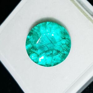 Loose Gemstone Green Natural Emerald Certified 6.27 Ct Emerald Ring Size Gems