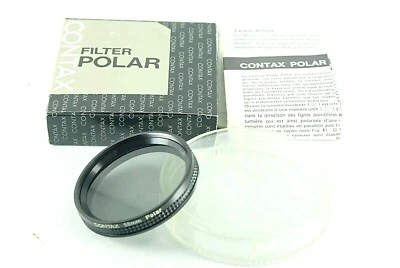 【Excellent+++++ 】Contax Polar Filter 55mm Polarization Polfilter  with Box #c471 - Image 1 of 4