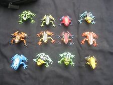 Wing Mau XX / Club Earth FROGS to Go Complete set of 12 vinyl plastic figures