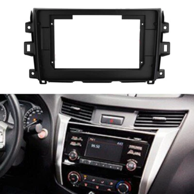 Car Radio Stereo Frame Fascia Panel w/Harness For Nissan NAVARA NP300 2014~2018 - Image 1 of 4