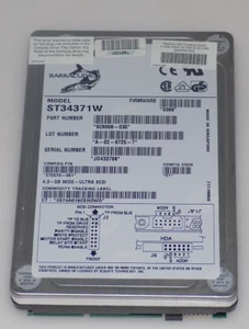 SEAGATE Barracuda ST34371W 4.3GB 7200RPM 68-PIN ULTRA WIDE SCSI Hard Drive - Picture 1 of 7