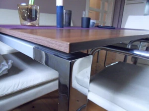 Konferenztisch Esszimmertisch Firma REISS Nussbaum 1800 x 1000 x 720 NURABHOLUNG - Bild 1 von 8