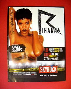PRESSEWERBUNG SKYROCK RIHANNA AUF TOURNEE CONCERTS AD 2012 - Bild 1 von 1