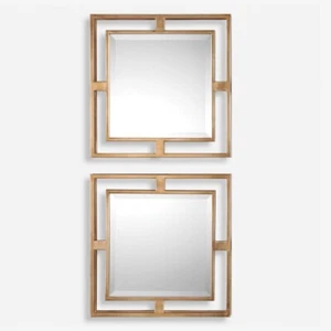Uttermost 09234 Allick - 18 inch Square Mirror (Set of 2) - Picture 1 of 4