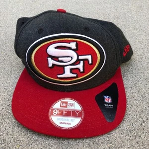 NEW ERA San Francisco 49ers Snapback Hat Men's NFL One Size Cap Grey 9Fifty - Bild 1 von 9