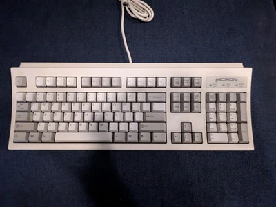 Micron Vintage Keyboard RT6856TW for Windows 95 - Image 1 of 4