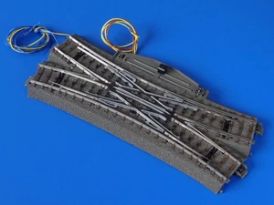 MARKLIN H0 - 24624 - Double Slip Switch (with Lights & Motor 74491) -C Track /LN - Picture 1 of 2