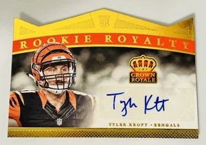 2015 Panini Crown Royale Rookie Royalty Gold 35/99 Tyler Kroft Auto RC #RRS-TK - Picture 1 of 2