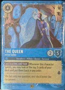 Disney Lorcana PROMO - Die Königin Spiegelsucher Folienschimmer - Costco - Bild 1 von 2