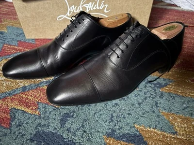 🔥 Christian Louboutin Greggo Black Oxfords 12 US - Image 1 of 4
