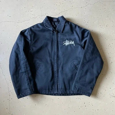 Stussy Workwear Detriot Style Black Jacket Mens Small - Image 1 of 4