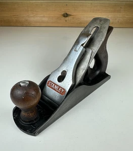 Stanley Bailey No 4 Smoothing Plane Woodworking Tool Vintage Made In England - Picture 1 of 12