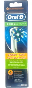 Oral B CrossAction Replacement Brush Heads Bigger Pack 4-Count - Picture 1 of 3