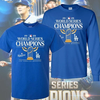 HOT NEW - Los Angeles Dodgers World Series Champions 2025 Tshirt All Size - Image 1 of 4