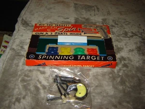 Rare 1950's Knickerbocker Make-Em Spin Spinning Target Game w/Box Never Used - Picture 1 of 14