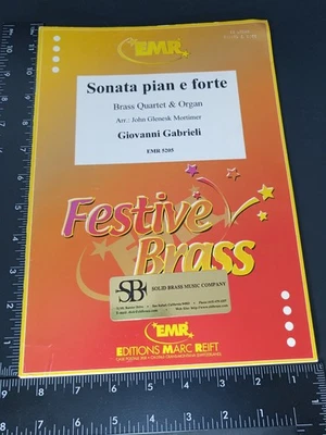 BRASS QUARTET AND ORGAN Sonata Pian e forte by Gabrieli arr Mortimer - Image 1 of 4