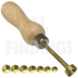 Prong and Bezel Pusher with 7 Detachable Heads Stone Setting Tool - Picture 1 of 5