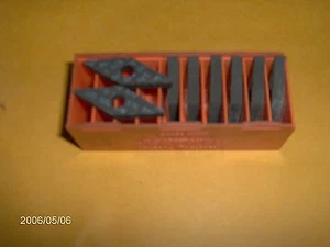 VNMG 432 E48, GR 570 , "CARBOLOY " CARBIDE PROFILING INSERTS, 8 PIECES  - Bild 1 von 1