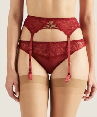 porte jarretelles bordeaux Aubade taille FR S US XS - Photo 1/4