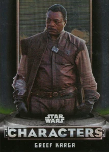 Topps Star Wars The Mandalorian Karte C-4 Parallel Greef Karga - Bild 1 von 2