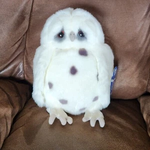 Lou Rankin Dakin Applause WOODSWORTH OWL White Snow Plush Toy Stuffed Animal NWT - Picture 1 of 8