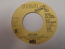 War Outlaw mono stereo 7" 45 rpm radio DJ promo RCA VG+ 