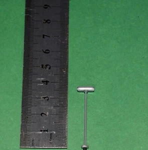 YMJND N TT 10pcs Scale Train Railway Lampposts Model Street Lights LEDs - Afbeelding 1 van 3