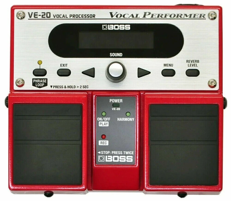Boss VE-20 Vokal Multi-Effektprozessor - Rot