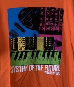 Volcom Stone Herren Orange System Of The Future Musik T-Shirt Größe Medium - Bild 1 von 7
