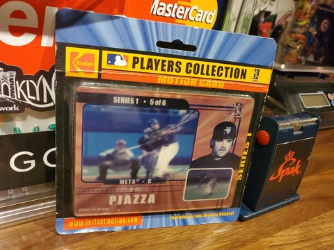 New MLB METS Sealed Vintage Kodak Mike Piazza Motion Card Eastman 2000 FREE SnH Cover