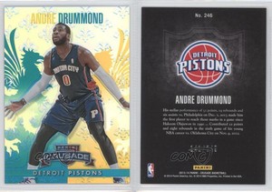 2013-14 Panini Crusade Crusade Teal /249 Andre Drummond #246