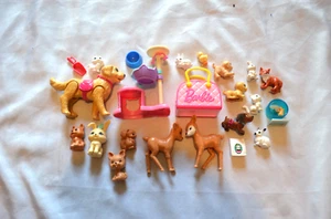 Barbie Doll Pets Dogs Cats Bunny Wildlife Animals & Accessories Lot 22 pcs - Picture 1 of 8