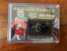 2015 Panini Black Gold Metallic Marks Gold Jameis Winston Autograph RC #11/99