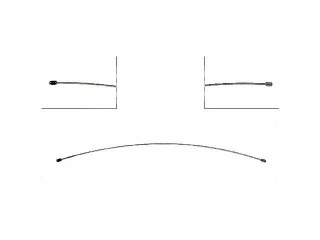 Cable de freno de estacionamiento intermedio para GMC Savana 3500 2005-2010 2006 2007 V733CH Foto 1 de 1