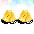  4 Pcs Rutschfeste Socken Baumwollsocken Für Haustiere Hundesocken