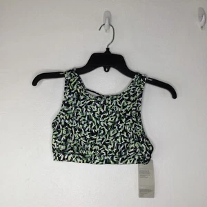 Zella Sport BH Mädchen Größe Large (10/12) grün schwarz Artic Dynamic Print Neu mit Etikett - Bild 1 von 8