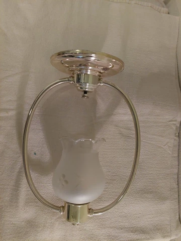 Vintage Mid-Century H.A.Framburg & Co Ceiling Light single bulb Cover