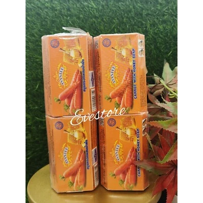 1X Carrot and HONEY Soap Asantee Face And body Anti Acne Wrinkles & Aging125 g - Image 1 of 2