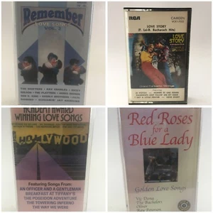 Bulk Lot 4x Love Songs Cassette Tapes - Picture 1 of 1