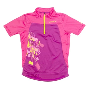 STOKE Radtrikot Mädchen rosa 1/4 Reißverschluss M - Bild 1 von 6